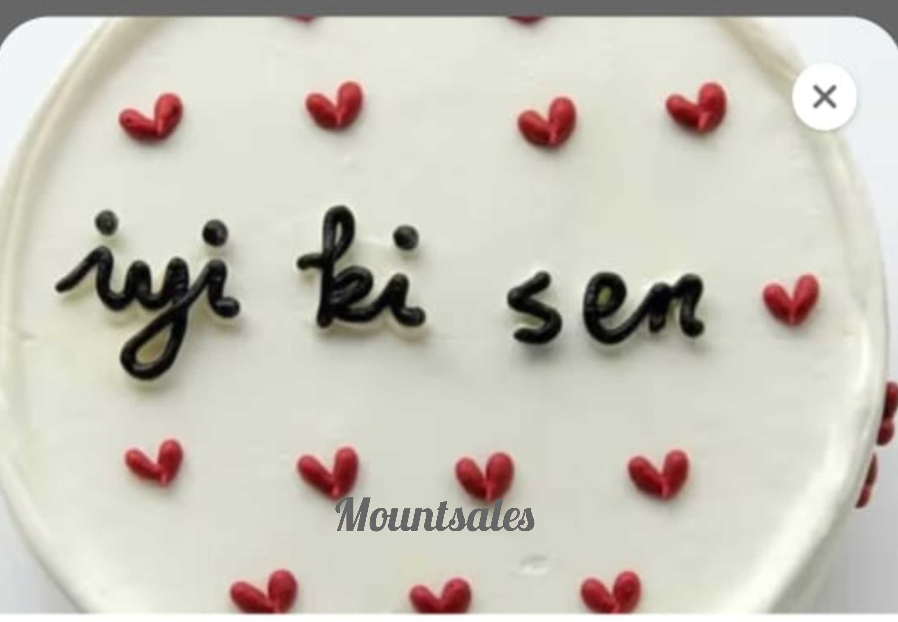 Premium RED N White Velvet Cake